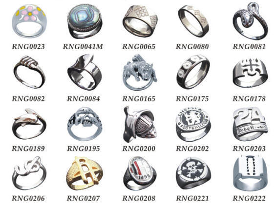 Ocultación El extraño traje Fabricantes anillos personalizados de acero